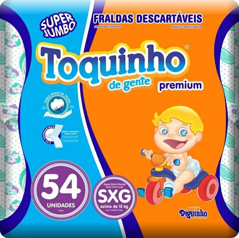 Fralda Toquinho de Gente