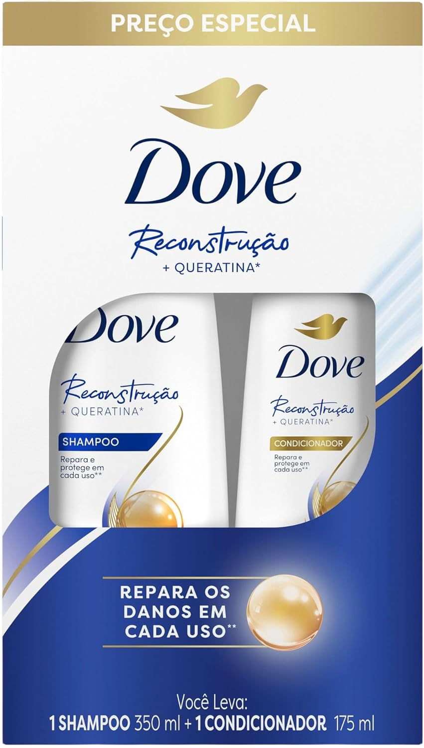 Kit Dove Reconstrução Shampoo + Condicionador