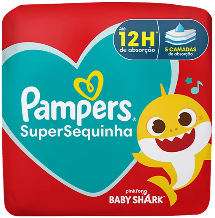 Fralda Pampers Super Sequinha